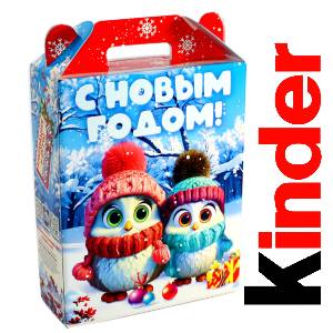 Детский подарок на Новый Год в жестяной упаковке весом 830 грамм по цене 3297 руб в Балее